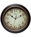Infinity Instruments Round Wall Clock In Brown