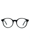 Dior 50mm Optical Glasses In Shiny Black/ Clear