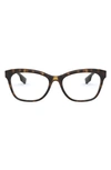 Burberry 54mm Square Optical Glasses In Dark Havana