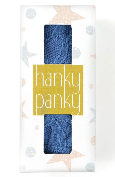Hanky Panky Occasions Original Rise Thong In Bride Squad Storm Cloud Blue