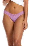 Hanky Panky Dream Low Rise Thong In Berry Pie