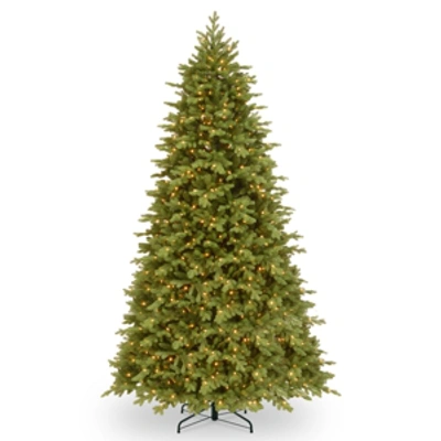 National Tree Company 9' Feel Real Princeton Fraser Fir Hinged Tree With 1000 Dual Color Led Lights & Powerconnect In Green