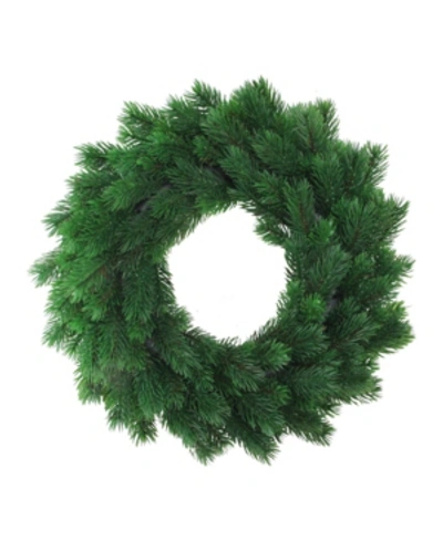 Northlight 16" Decorative Green Pine Artificial Christmas Wreath- Unlit
