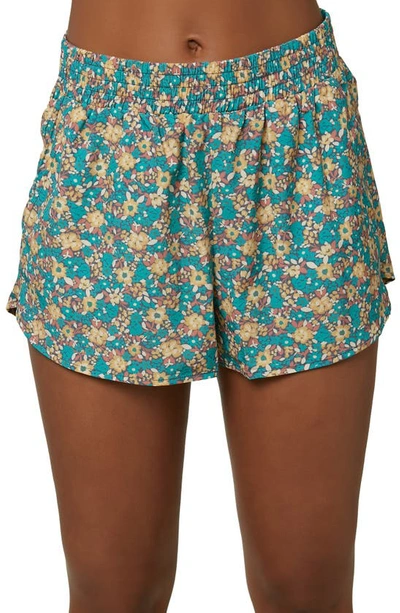 O'neill Landing Hybrid Tropical Print Shorts In Multi Colored