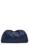 Mansur Gavriel Soft Ruffled Clutch Bag In Blue