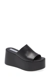 STEVE MADDEN CHRISTA PLATFORM SLIDE SANDAL,CHRI12S1