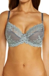 Wacoal Embrace Lace Underwire Bra In Quiet Shade/ Ether