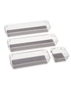 SIMPLIFY MULTIPURPOSE DRAWER ORGANIZERS, 4 PACK