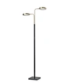 Adesso Rowan Led Floor Lamp With Smart Switch In Black