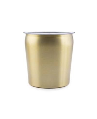 Thirstystone By Cambridge 3 Quart Insulated Ice Bucket In Brushed Gold-tone