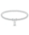 Macy's Bead Jackfruit Charm Bracelet In Silver Plate In Silver
