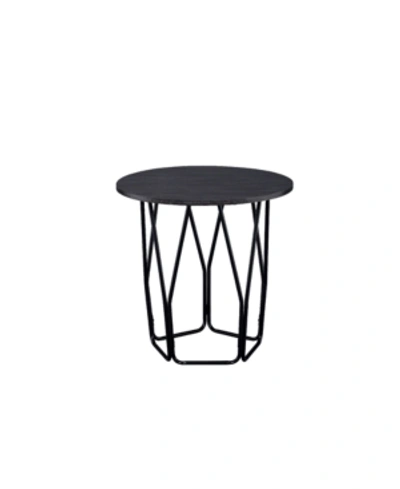 Acme Furniture Sytira End Table In Espresso And Black