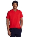 Polo Ralph Lauren Mens V Neck T Shirt Regular Big Tall In Red
