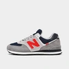 New Balance Men's 574 Casual Shoes In Marblehead/velocity Red