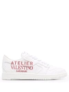 Valentino Atelier 07 Camouflage Edition Low-top Sneakers In White