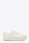 EYTYS OFF-WHITE LACE-UP LOW SNEAKER,DOJA TUMBLED WHITE