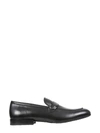 FERRAGAMO LOAFERS WITH LOGO AND HOOKS,745247 020337NERO