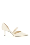 Jimmy Choo Aurelie 65 Patent Leather Pumps In White