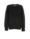 Bottega Veneta Black Shetland Wool Ring Sweater In Black