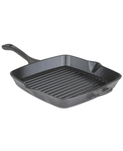 Viking Cast Iron 11in Square Grill Pan In Charcoal