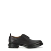 Valentino Roman Stud Derby In Leather With Maxi Stud In Black
