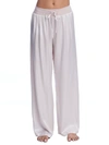 Pj Harlow Jolie Satin Lounge Pants In Violet