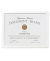 Lawrence Frames White Wood Certificate Picture Frame In White