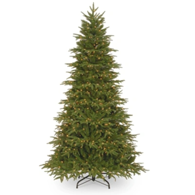 National Tree Company National Tree 7.5' Feel Real Northern Fraser Hinged Tree With 800 Clear Lights In Green