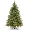 National Tree Company National Tree 6.5' Feel Real Fraser Grande Hinged Tree With 550 Dual Color Led Lights In Green