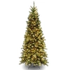 NATIONAL TREE COMPANY NATIONAL TREE 6.5' TIFFANY FIR SLIM TREE WITH 400 CLEAR LIGHTS