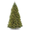 NATIONAL TREE COMPANY NATIONAL TREE 12' DUNHILL FIR HINGED TREE WITH 1500 CLEAR LIGHTS