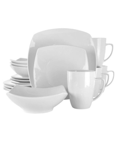 ELAMA HAYES 16 PC. DINNERWARE SET, SERVICE FOR 4