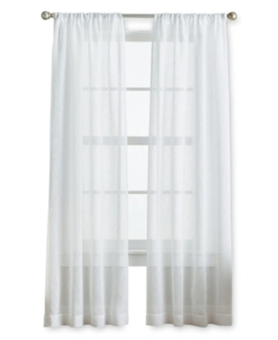 Curtainworks Pandora Sheer 63" X 38" Pole Top Panel, Set Of 2 In White