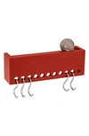 Nomess So-hooked Mini 30 Wall Rack In Red