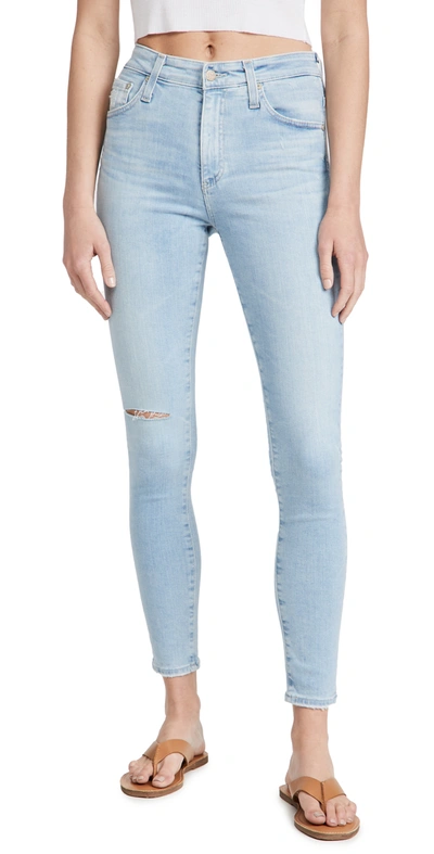 Ag Farrah Skinny Ankle Jeans In Blue