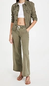Paige Cerra Stretch Twill Jacket In Vintage Ivy Green
