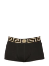 VERSACE PACK OF TWO BOXERS WITH GREEK,AU10181 A232741A80G