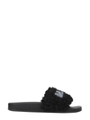 MARNI SLIDE SANDALS WITH LOGO,SAMR002702 LM071ZL754