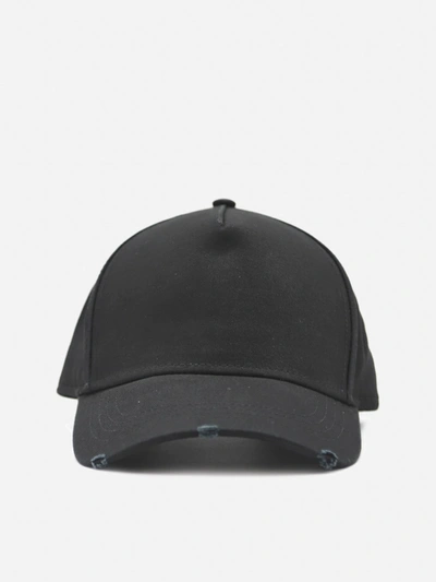 Dsquared2 Baseball Cap With Contrasting Back Embroidery In Black