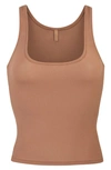 Skims Soft Lounge Tank In Sienna