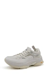 Brandblack Saga Mix-media Chunky Sneakers In White