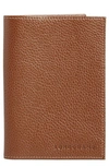 Longchamp Leather Passport Case