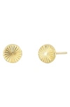 Bony Levy 14k Gold Starburst Stud Earrings In 14k Yellow Gold