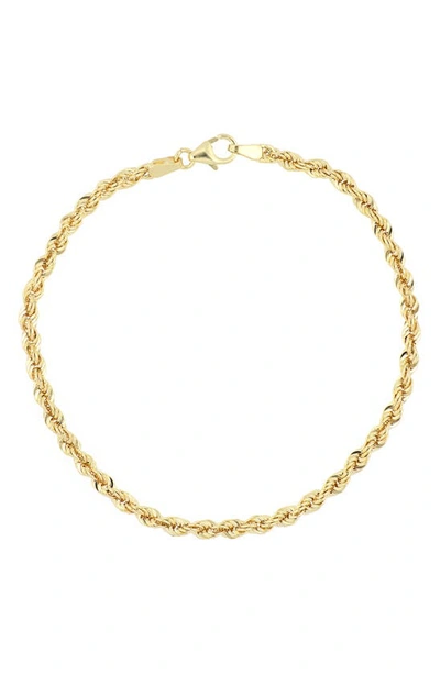 Bony Levy 14k Gold Rope Chain Bracelet In 14k Yellow Gold
