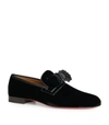 CHRISTIAN LOUBOUTIN RAFINODO VELVET TASSEL LOAFERS,16937237