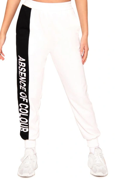 Absence Of Colour Tia Logo Joggers In White