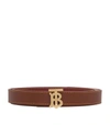 BURBERRY REVERSIBLE LEATHER TB MONOGRAM BELT,16733182