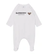 BURBERRY KIDS THOMAS BEAR MOTIF ALL-IN-ONE (1-18 MONTHS),16829296