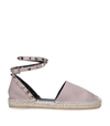 VALENTINO GARAVANI GARAVANI LEATHER ROCKSTUD ESPADRILLES,16959377