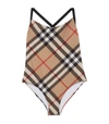 BURBERRY VINTAGE CHECK SWIMSUIT,16619074